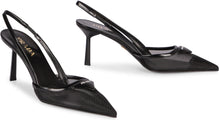 Load image into Gallery viewer, Mesh slingback pumps
