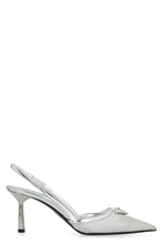 Carica l'immagine nel visualizzatore di Gallery, Décolleté slingback in tessuto a rete
