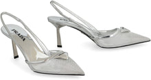 Carica l'immagine nel visualizzatore di Gallery, Décolleté slingback in tessuto a rete
