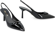 Load image into Gallery viewer, Patent leather slingback pumps
