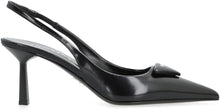 Carica l'immagine nel visualizzatore di Gallery, Décolleté slingback in pelle spazzolata

