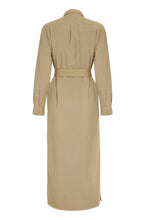 Carica l&#39;immagine nel visualizzatore di Gallery, Abito chemisier in cotone con cintura
