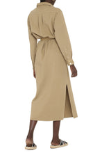 Carica l&#39;immagine nel visualizzatore di Gallery, Abito chemisier in cotone con cintura
