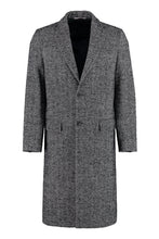 Carica l'immagine nel visualizzatore di Gallery, Cappotto in tweed misto lana
