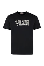 Carica l'immagine nel visualizzatore di Gallery, T-shirt in cotone con ricamo VLTN
