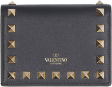 Carica l'immagine nel visualizzatore di Gallery, Valentino Garavani - Portafoglio Rockstud in pelle
