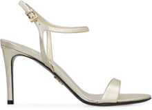 Load image into Gallery viewer, Leather sandals with high heel
