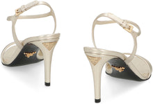 Load image into Gallery viewer, Leather sandals with high heel
