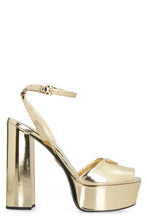 Load image into Gallery viewer, Metallic leather sandals
