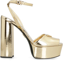 Load image into Gallery viewer, Metallic leather sandals
