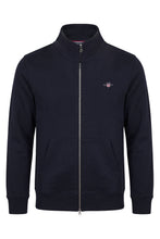 Load image into Gallery viewer, Hoodie with zip and embroidered logo
