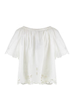 Carica l'immagine nel visualizzatore di Gallery, Blusa in cotone ricamata
