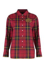 Carica l'immagine nel visualizzatore di Gallery, Camicia a quadri in twill di cotone
