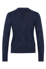 Load image into Gallery viewer, Cardigan With V-neck and Jacquard Pattern
