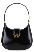 Carica l'immagine nel visualizzatore di Gallery, Borsa Small Hobo in pelle con logo W in rilievo
