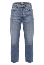Carica l'immagine nel visualizzatore di Gallery, Jeans a gamba dritta in denim di cotone
