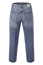Carica l'immagine nel visualizzatore di Gallery, Jeans a gamba dritta in denim di cotone
