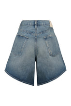 Carica l'immagine nel visualizzatore di Gallery, Bermuda Gaucho in denim
