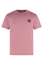 Carica l'immagine nel visualizzatore di Gallery, T-shirt girocollo in jersey di cotone
