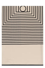 Load image into Gallery viewer, Silk scarf with central monogram
