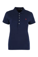 Load image into Gallery viewer, Stretch cotton piqué polo shirt
