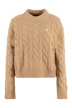 Load image into Gallery viewer, Cable-knit cashmere sweater

