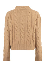 Load image into Gallery viewer, Cable-knit cashmere sweater
