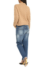 Load image into Gallery viewer, Cable-knit cashmere sweater
