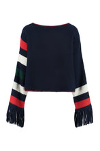Load image into Gallery viewer, Fringed wool sweater
