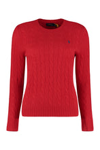Load image into Gallery viewer, Wool-blend crew-neck sweater
