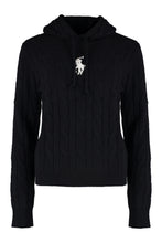 Carica l'immagine nel visualizzatore di Gallery, Maglione in lana e cachemire con cappuccio
