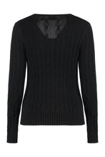 Load image into Gallery viewer, Cotton V-neck sweater
