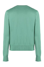 Load image into Gallery viewer, Logo detail cotton cardigan
