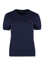 Carica l'immagine nel visualizzatore di Gallery, Pullover in cotone con logo ricamato
