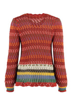Carica l'immagine nel visualizzatore di Gallery, Pullover in maglia crochet
