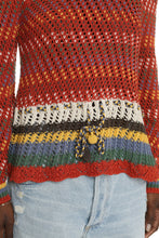Carica l'immagine nel visualizzatore di Gallery, Pullover in maglia crochet
