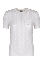 Load image into Gallery viewer, Cotton short sleeve sweater
