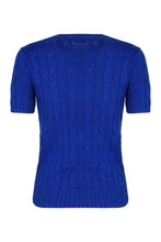 Load image into Gallery viewer, Cotton short sleeve sweater
