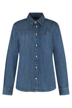 Carica l'immagine nel visualizzatore di Gallery, Camicia in denim con logo

