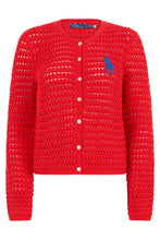 Carica l'immagine nel visualizzatore di Gallery, Cardigan in cotone con logo

