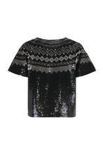 Carica l'immagine nel visualizzatore di Gallery, T-shirt con paillettes
