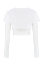 Carica l'immagine nel visualizzatore di Gallery, Crop top a maniche lunghe
