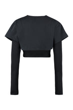 Carica l'immagine nel visualizzatore di Gallery, Crop top a maniche lunghe
