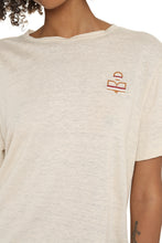Carica l'immagine nel visualizzatore di Gallery, T-shirt Zewel in lino con logo
