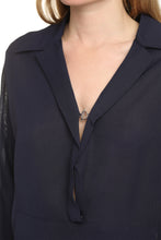 Carica l'immagine nel visualizzatore di Gallery, Camicia Marino in viscosa
