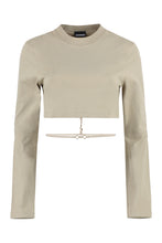 Carica l'immagine nel visualizzatore di Gallery, Crop top a maniche lunghe
