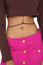 Carica l'immagine nel visualizzatore di Gallery, Crop top a maniche lunghe
