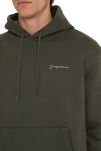 Carica l'immagine nel visualizzatore di Gallery, Felpa in cotone con cappuccio e logo
