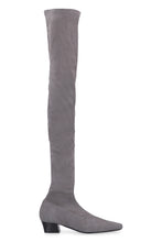 Carica l'immagine nel visualizzatore di Gallery, Stivali over-the-knee Colette in suede stretch
