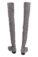 Carica l'immagine nel visualizzatore di Gallery, Stivali over-the-knee Colette in suede stretch
